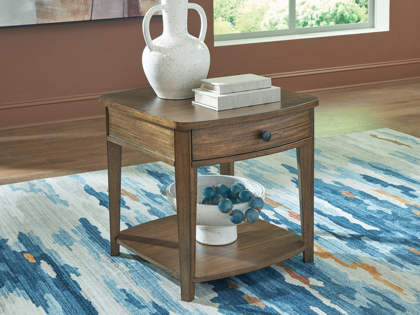 Table d'appoint rectangulaire Burkbyer