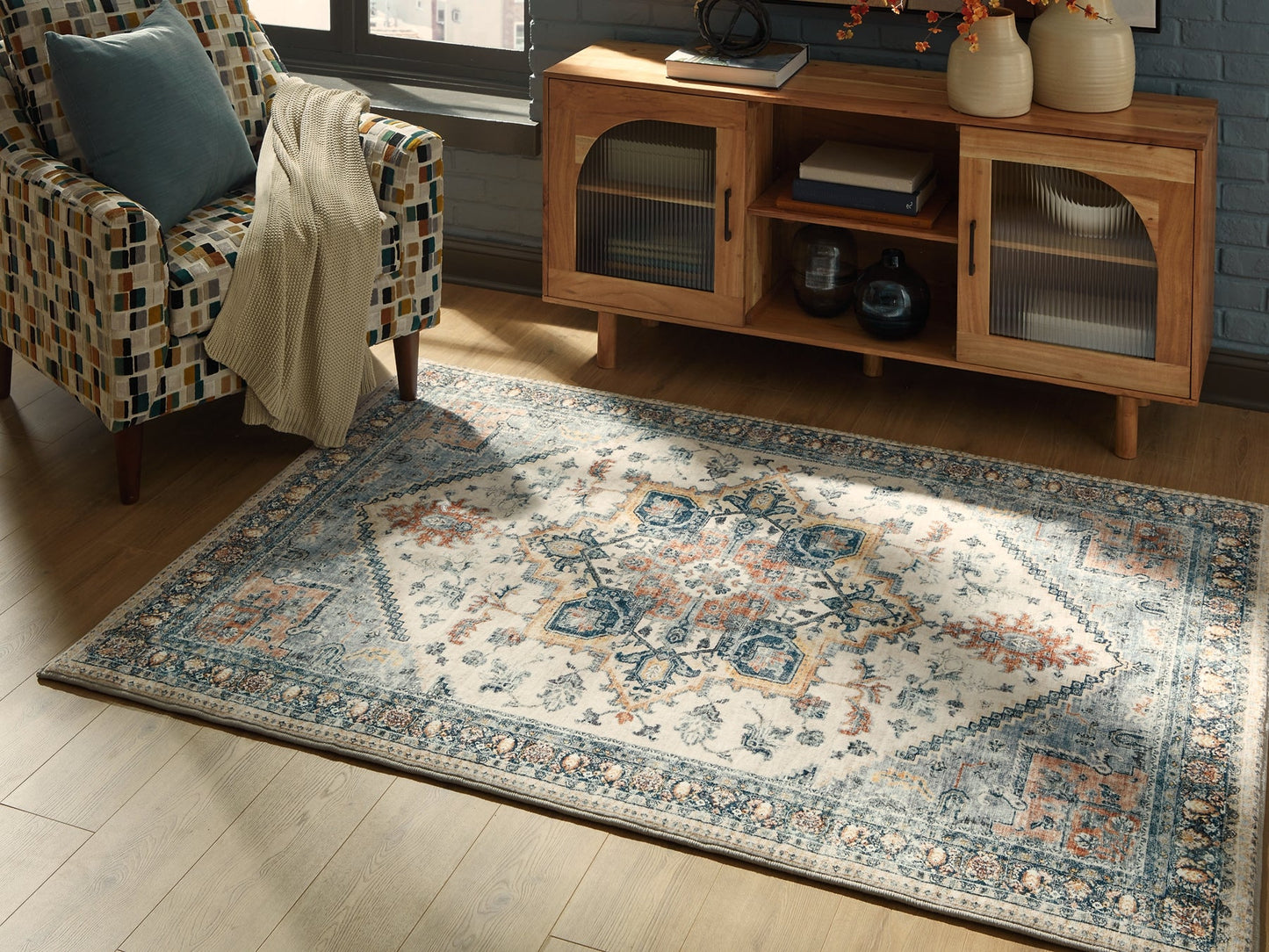 Tapis moyen en mousse à mémoire de forme Wallney