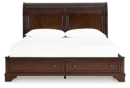 Lit de rangement Trellington King Sleigh