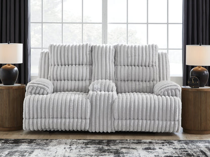 Causeuse Rhines Falls DBL REC PWR avec console