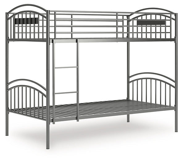 Lits superposés Lanceburg Twin/Twin avec échelle