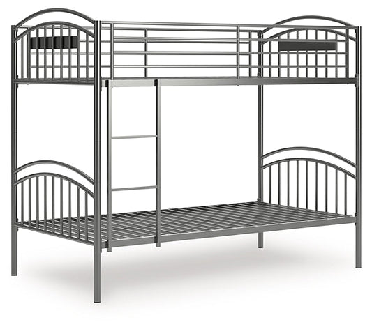 Lits superposés Lanceburg Twin/Twin avec échelle