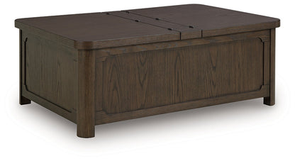 Table basse Breckington avec rangement