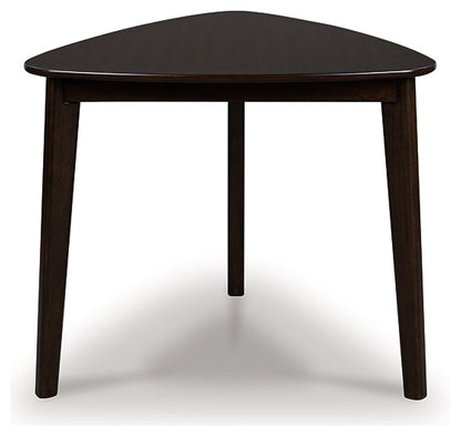 Table de salle à manger triangulaire Mallenette