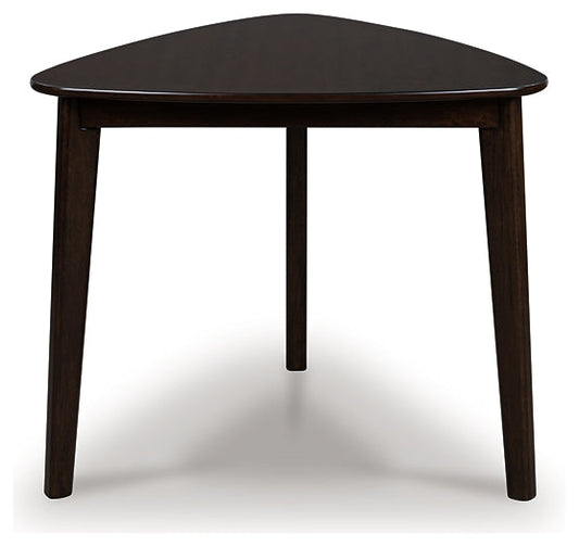 Table de salle à manger triangulaire Mallenette