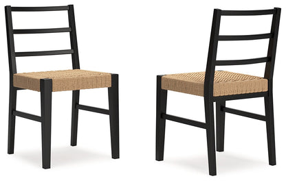 Chaise d'appoint de salle à manger Isanti (2/CN)